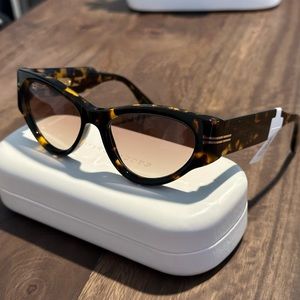 MARC JACOBS Tortoise Havana Brown Cat Eye Sunglasses MJ 1045/S